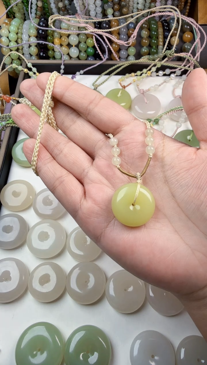 颈饰未镶嵌和田玉丫*吊坠