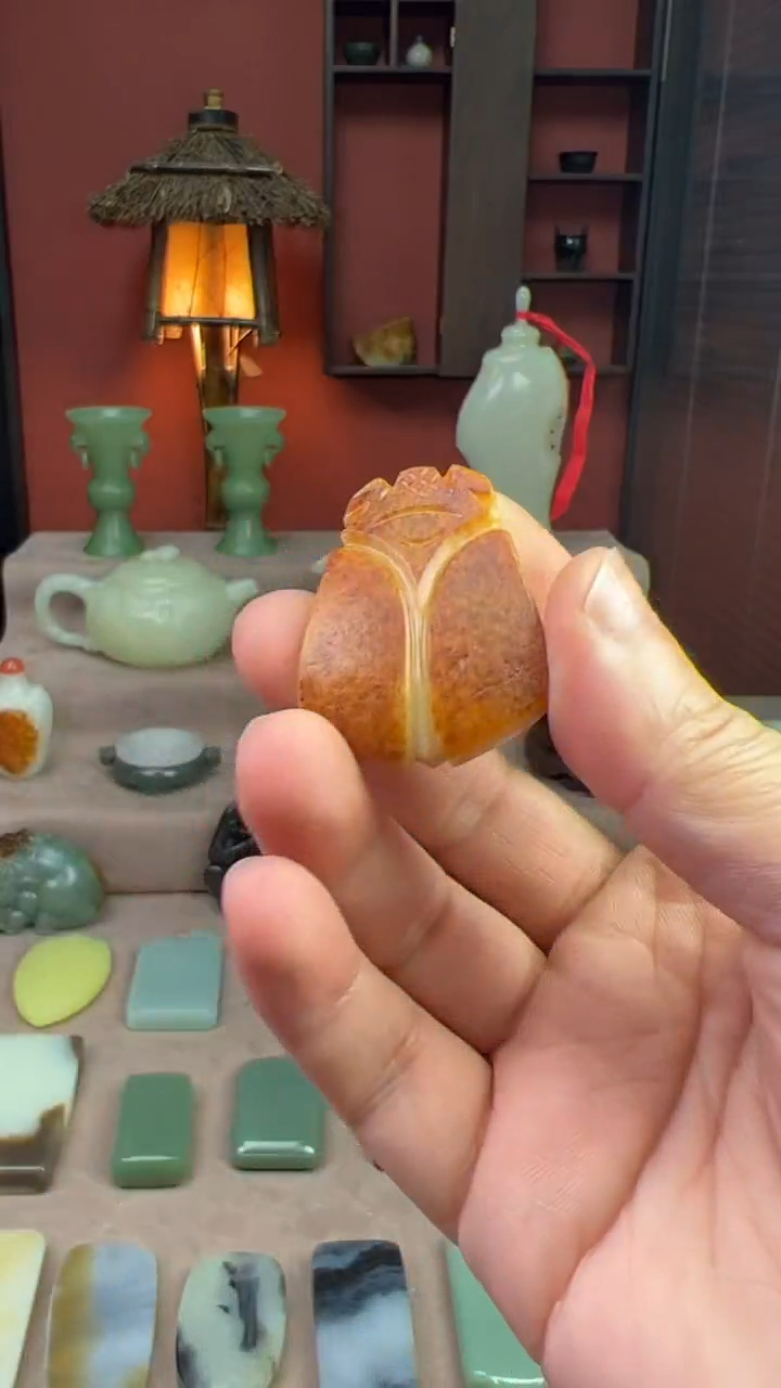 【闪购商品】和田玉挂件未镶嵌一鸣惊人蝉挂件