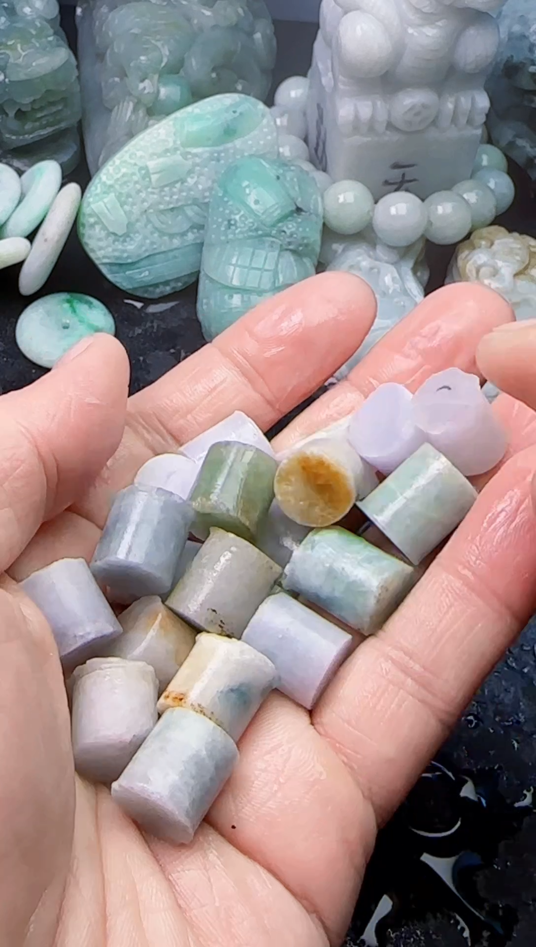 颈饰未镶嵌翡翠青*房013