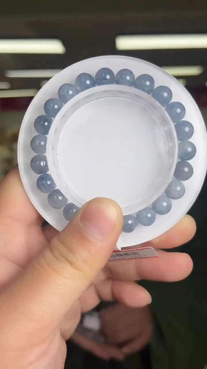 【闪购商品】水晶手链未镶嵌天然蓝兔毛手串多样性发一8mm