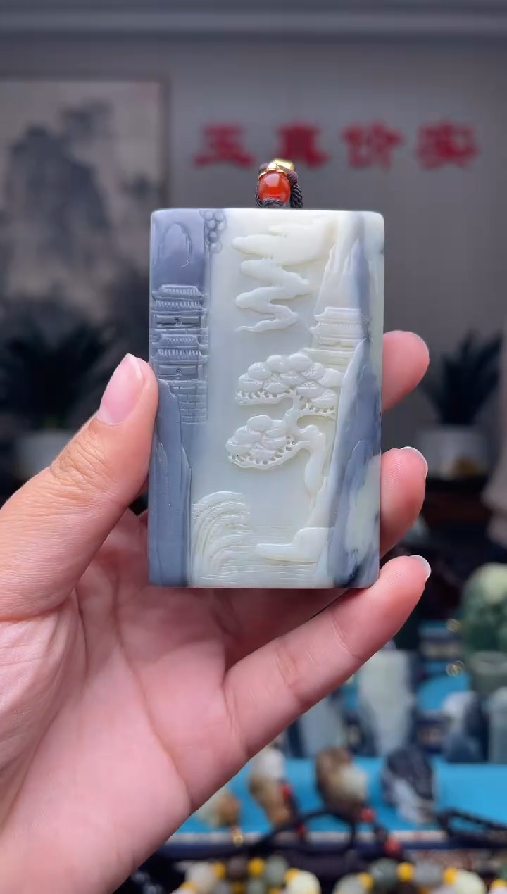 未镶嵌和田玉挂件1