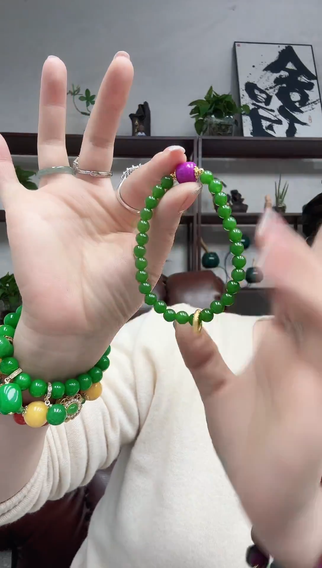 未镶嵌手链和田玉福利手链