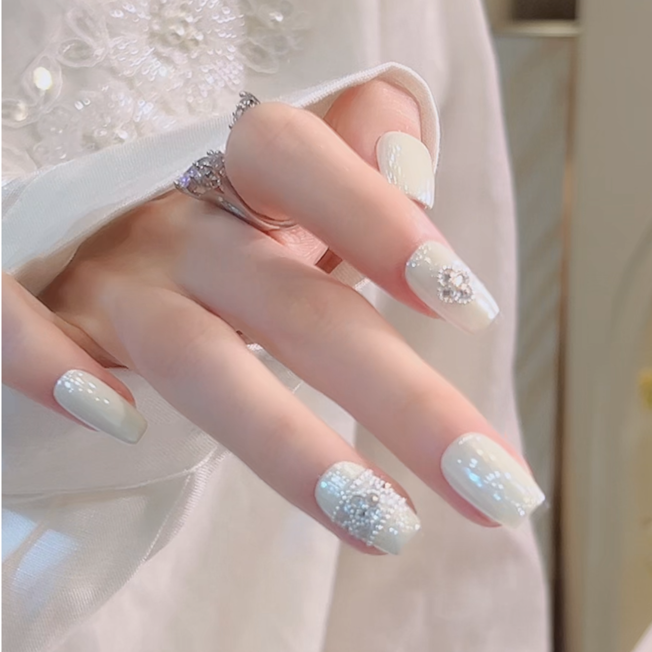 Tuge Nail“四叶草”【施家全华】气质显白高定原创设计师美甲TG718
