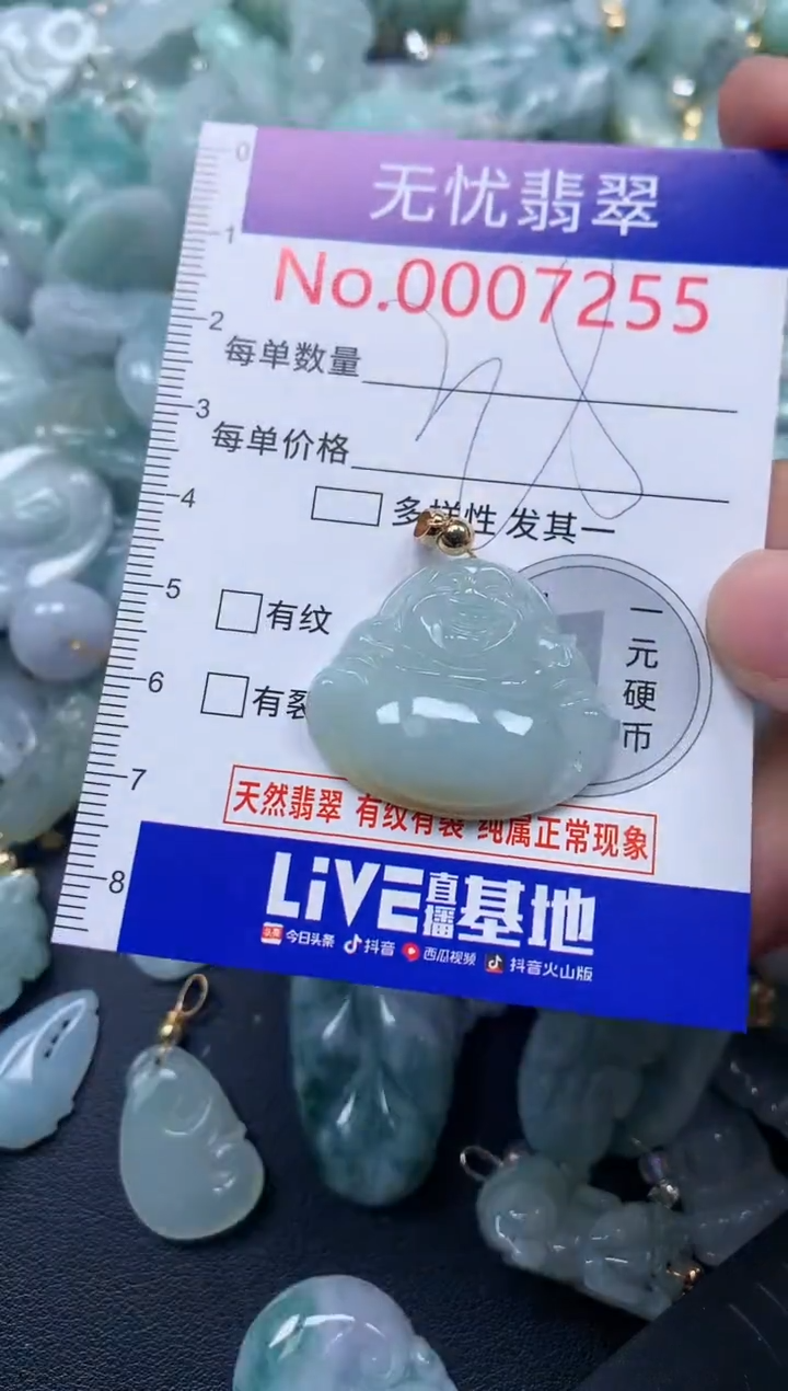 颈饰未镶嵌翡翠7255