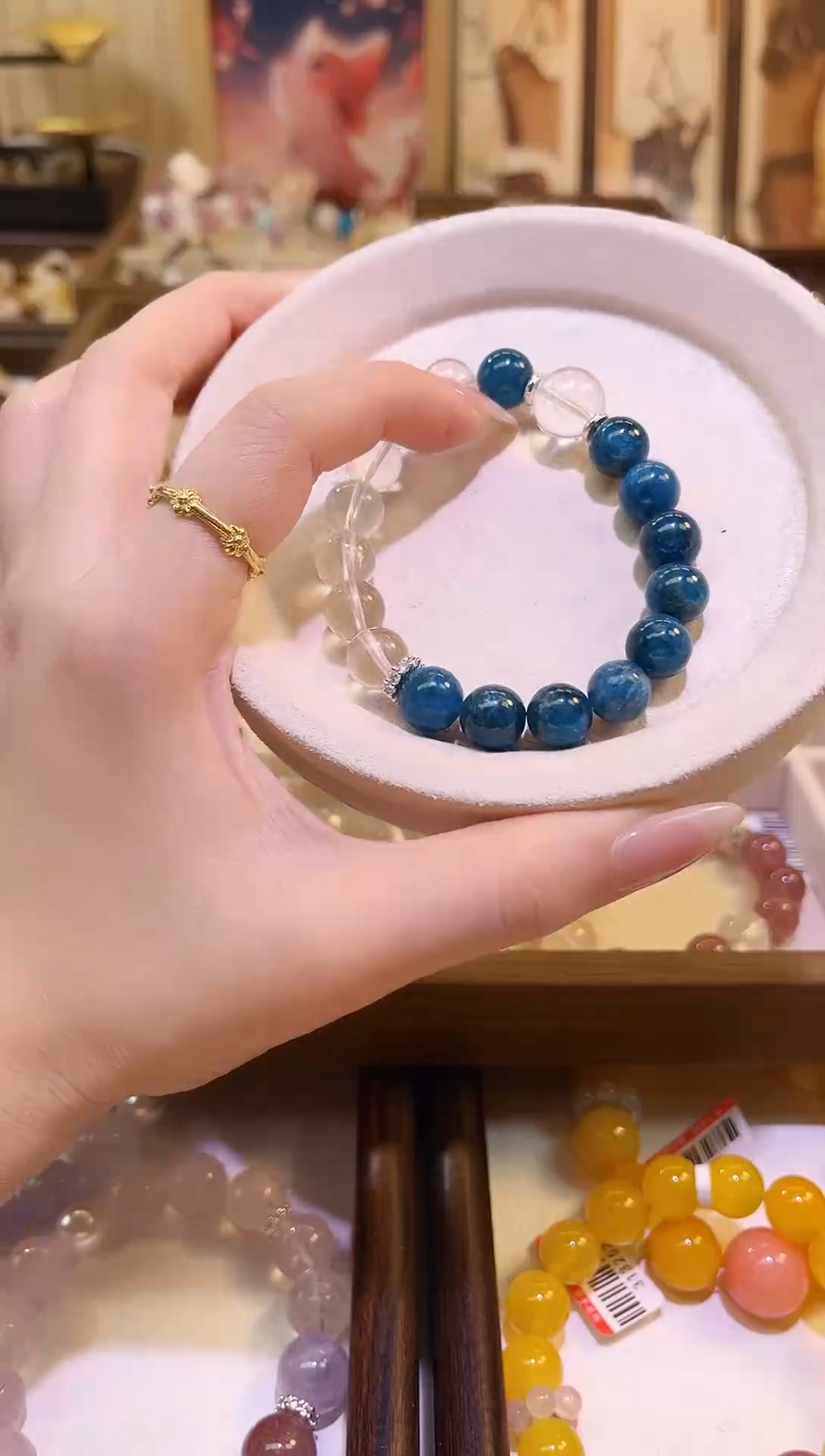 未镶嵌手链水晶1