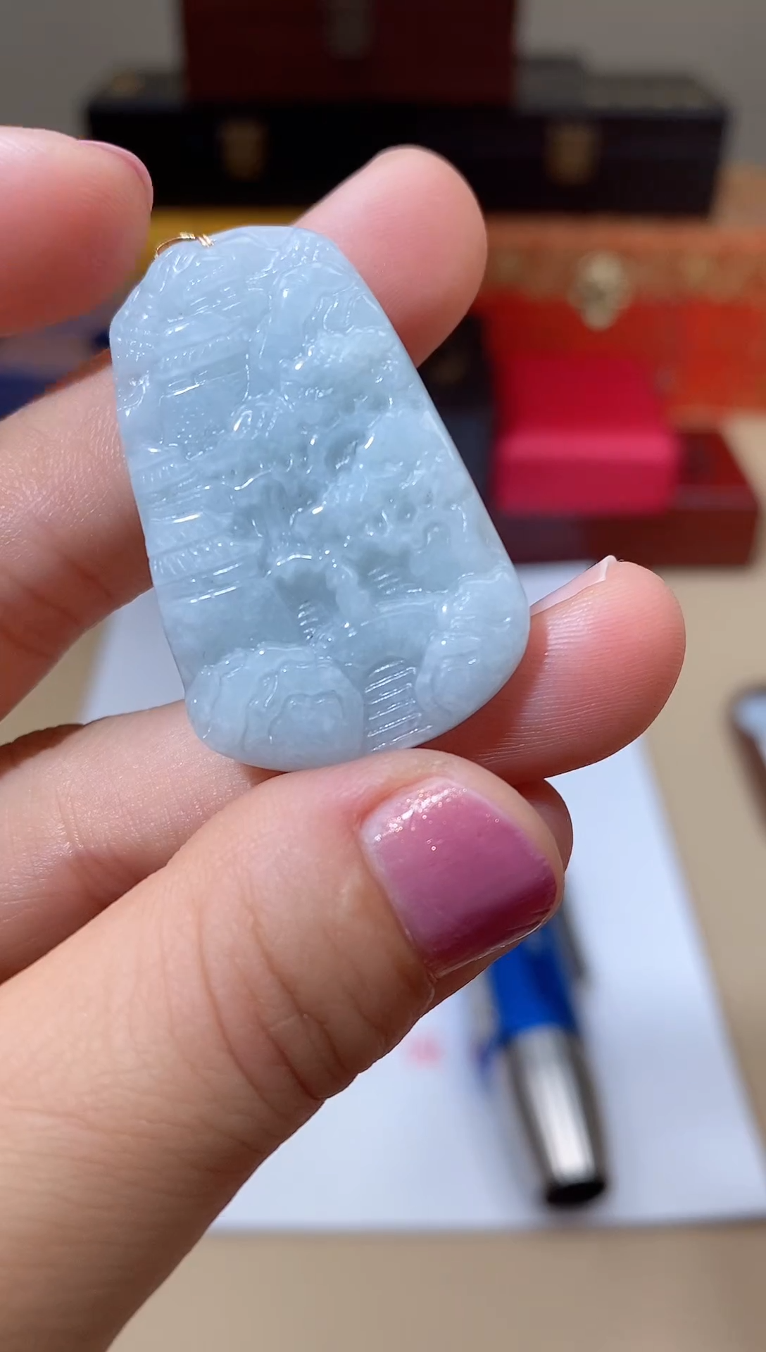 【闪购商品】翡翠颈饰未镶嵌天然A货翡翠