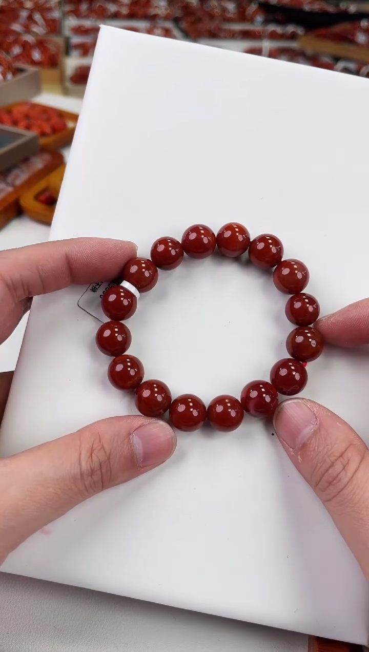 【闪购商品】南红玛瑙瓦西手串12+未镶嵌一个/条