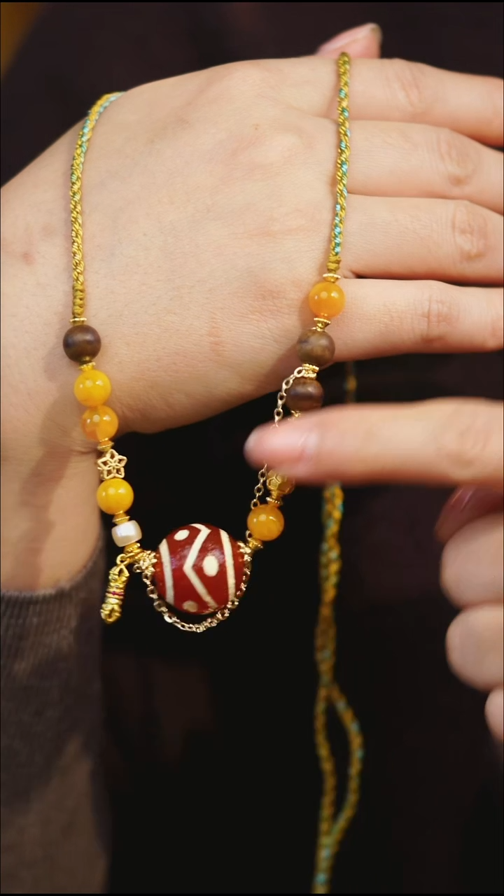 未镶嵌手链玛瑙/玉髓（覆膜）水纹