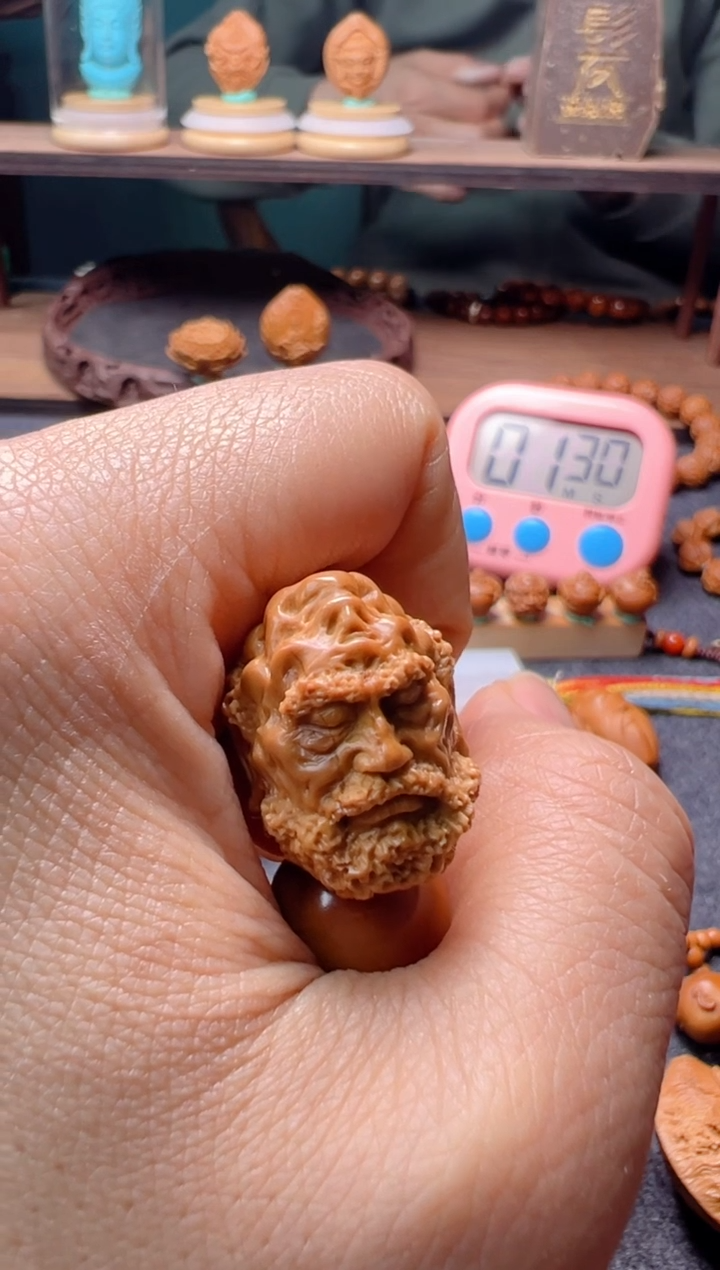 橄榄核吊坠达摩头 橄榄核 