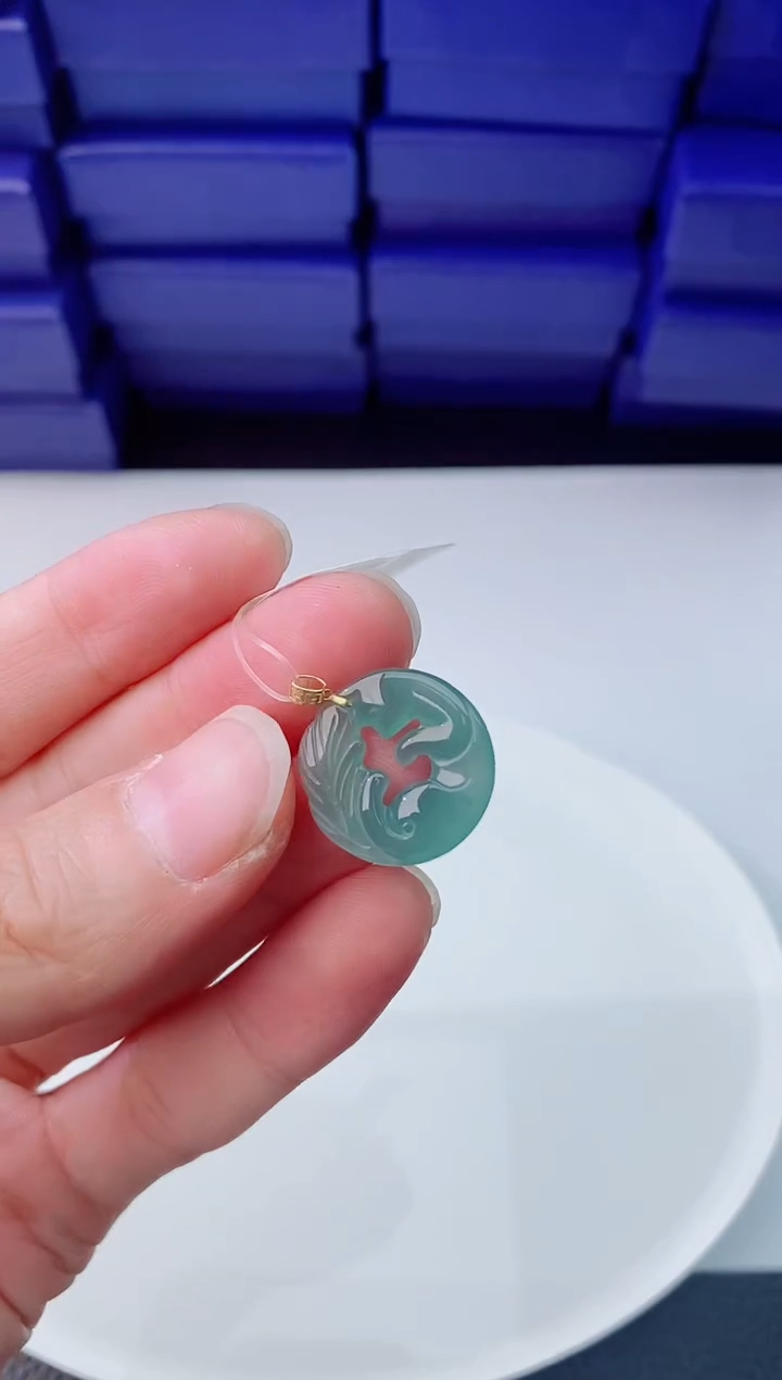 【闪购商品】翡翠颈饰18K金镶嵌          