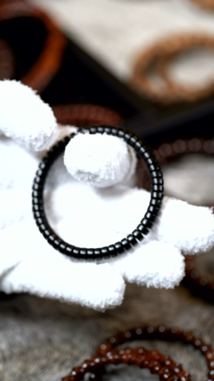 【闪购商品】乌木类手串/手链乌木7mm药片