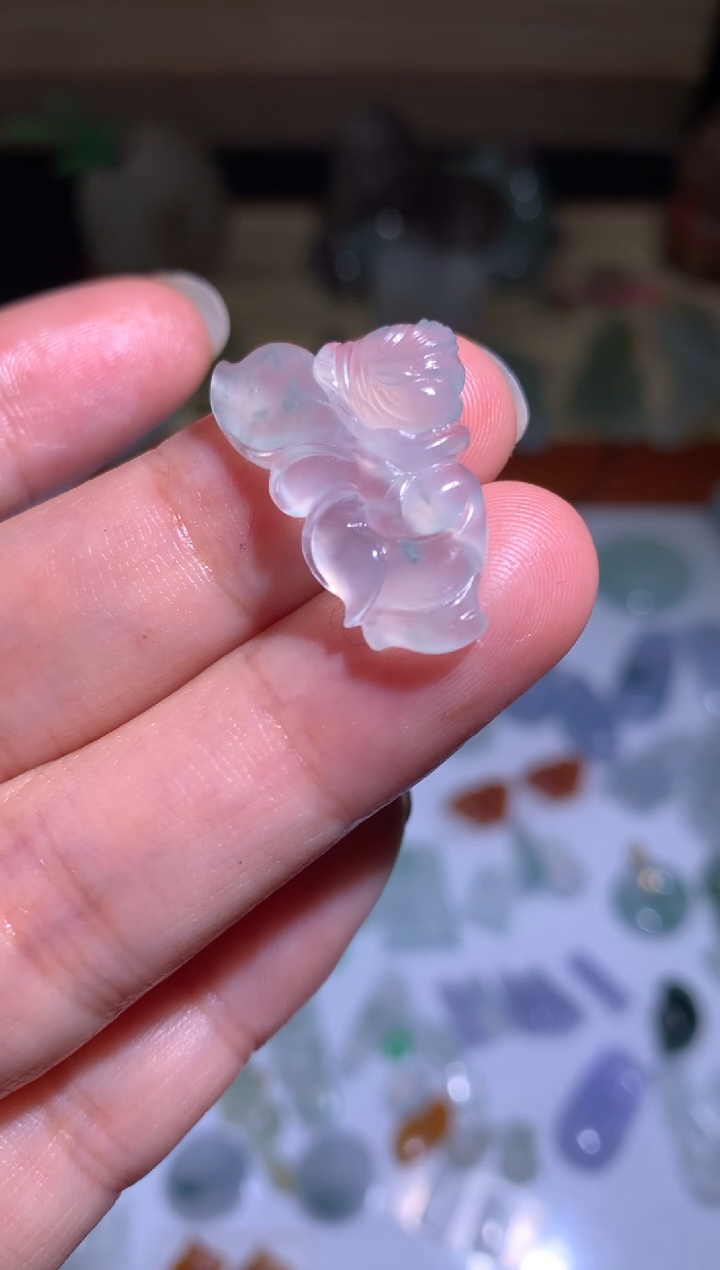 【闪购商品】定制翡翠未镶嵌仙子-1500+150