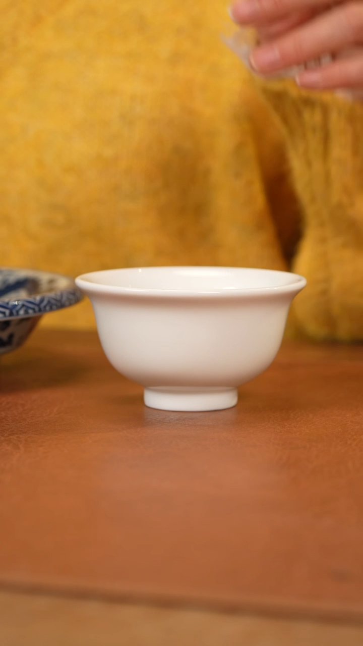 【闪购商品】杯景德镇白胎压手杯