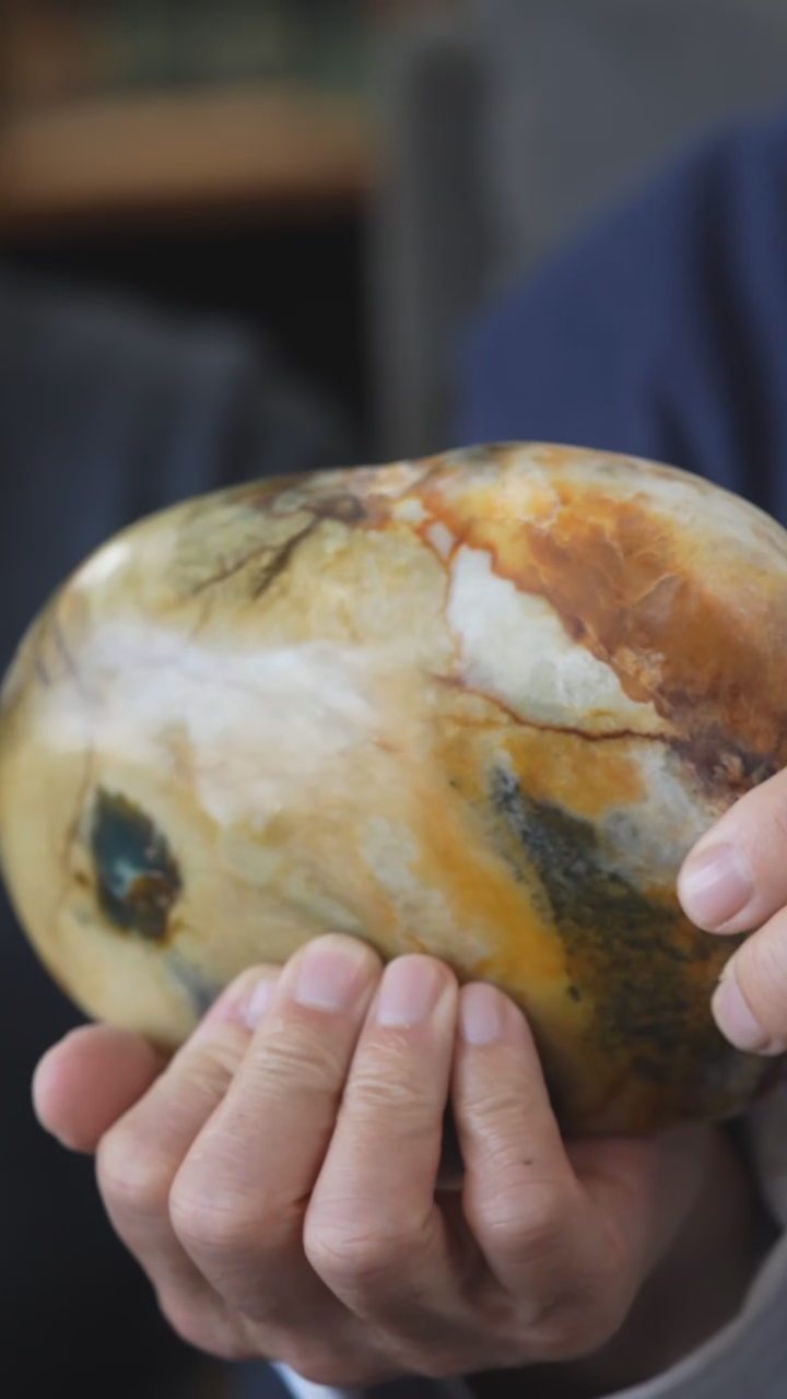 未镶嵌岫玉摆件原石