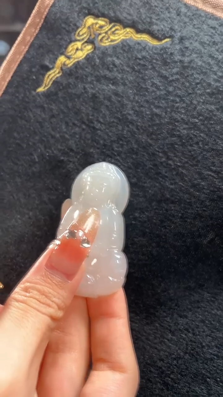 【闪购商品】和田玉吊坠(不含链)未镶嵌和田玉 观音