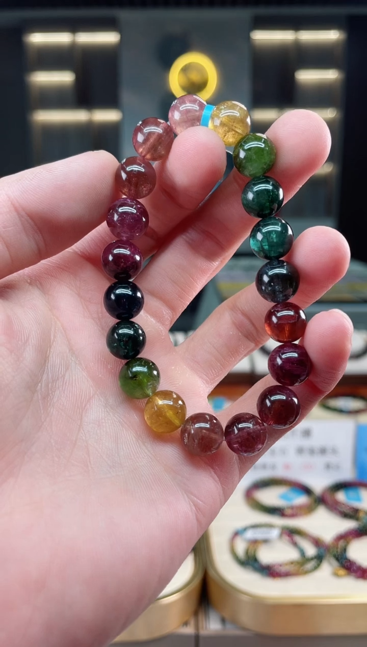 【闪购商品】碧玺收藏级单圈手串10mm+未镶嵌（多样性发一条）xion
