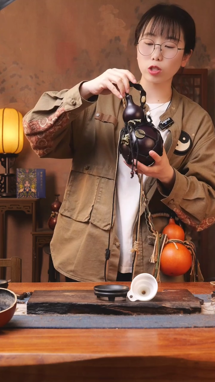 【闪购商品】300号精品大漆葫芦防腐防渗装水茶酒