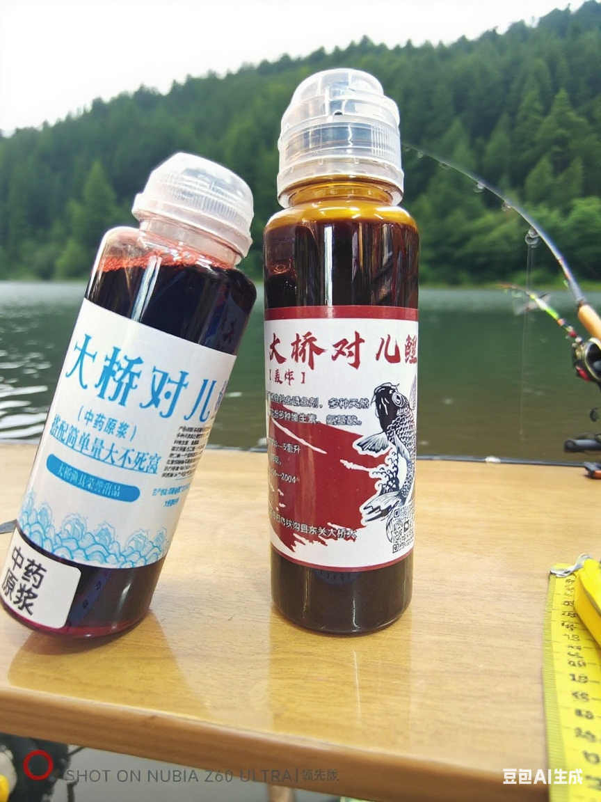 大桥对儿鲤系列【中yao原浆】谨慎鱼专用，开口越不好它越好用