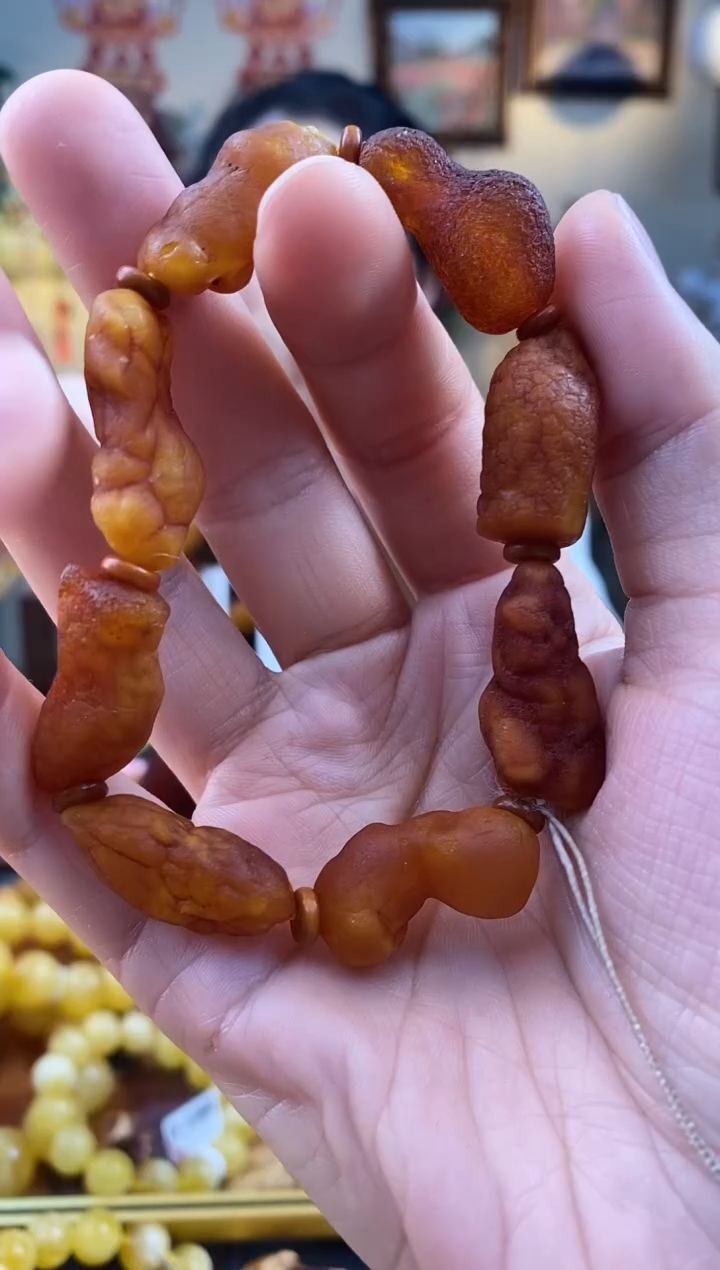 未镶嵌琥珀手串手串