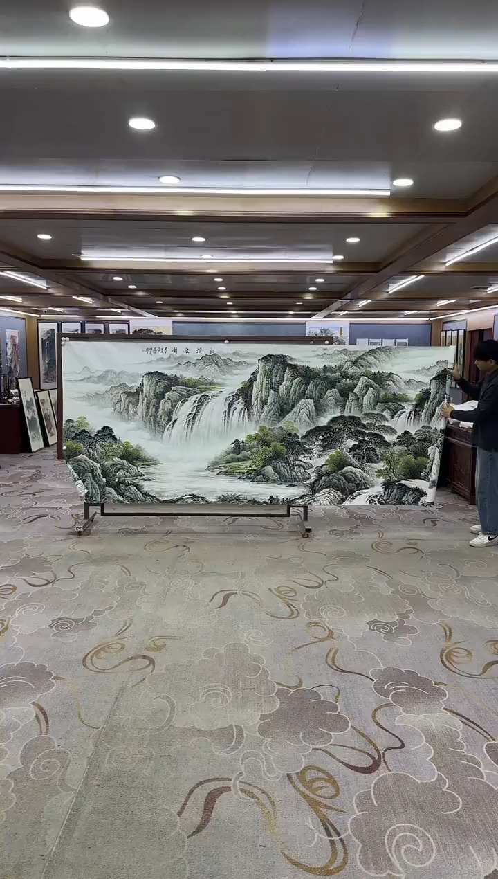 绘画Y-邵明义-大丈二-山水画