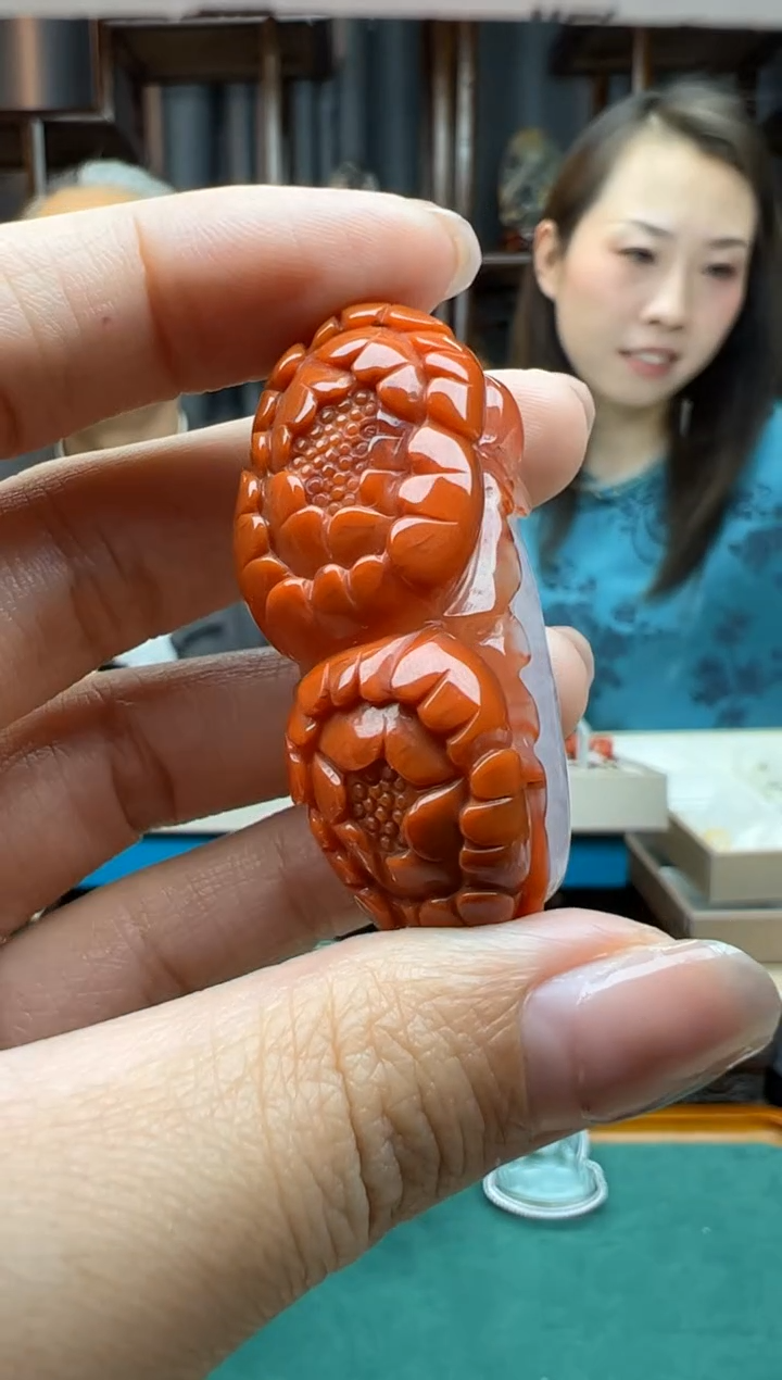 【闪购商品】南红玛瑙颈饰未镶嵌吊坠