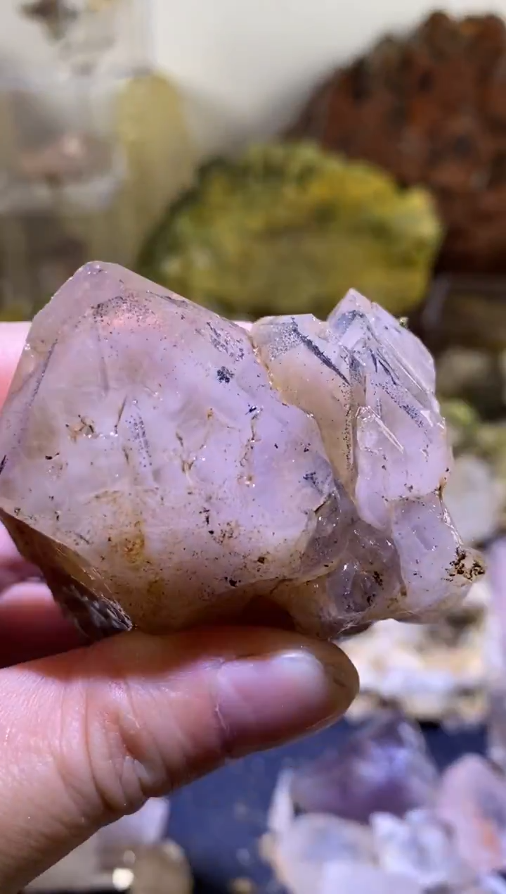 未镶嵌珠宝半成品水晶27号150g四川超七花园水晶