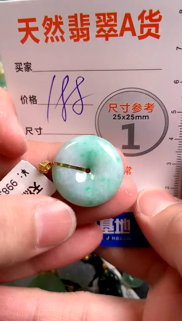 【闪购商品】翡翠颈饰18K金镶嵌0514207479