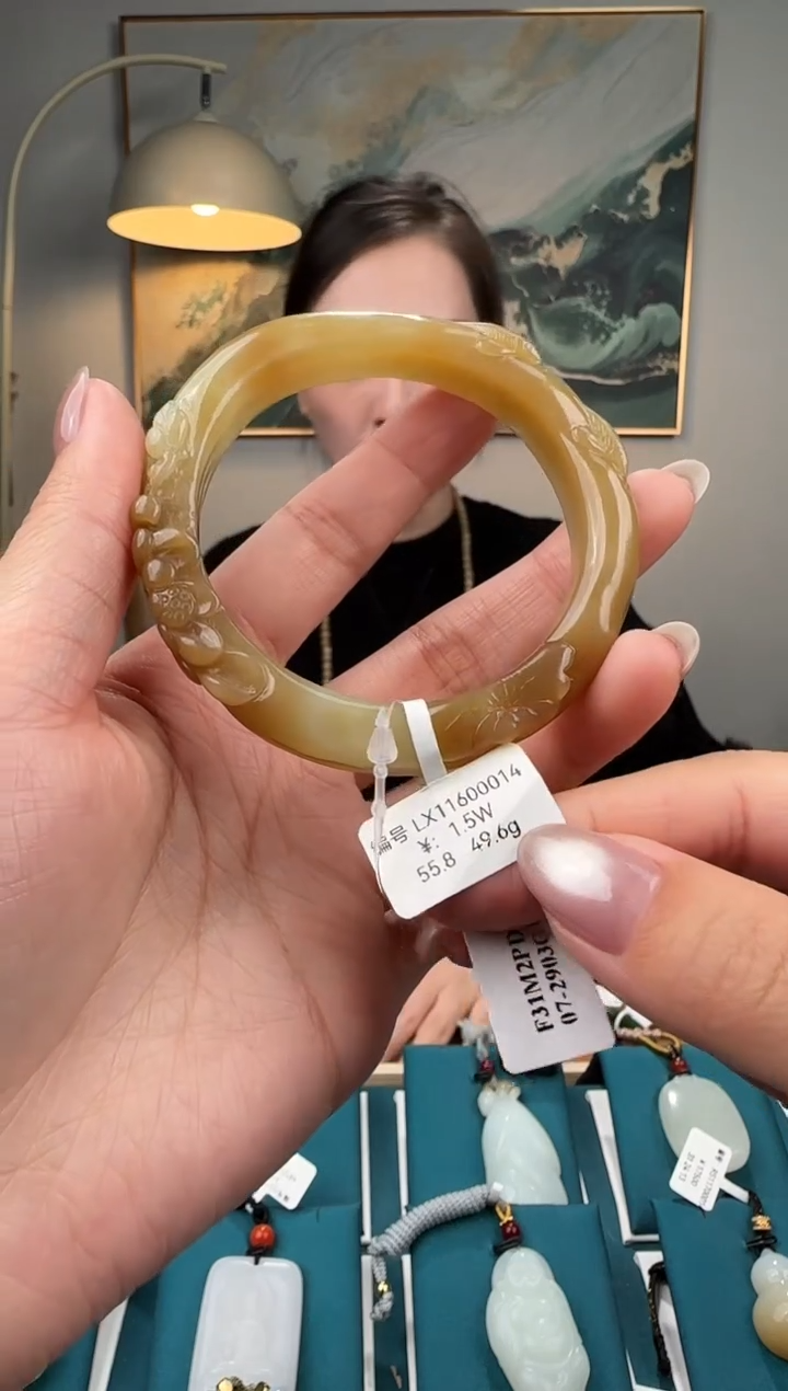 未镶嵌手镯和田玉LX55.8