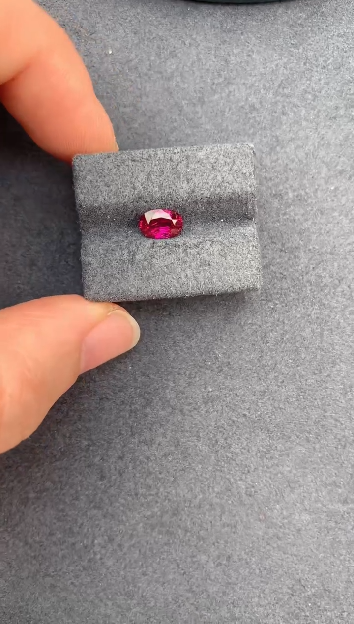 【闪购商品】红宝石裸石未镶嵌1ct无烧红宝石