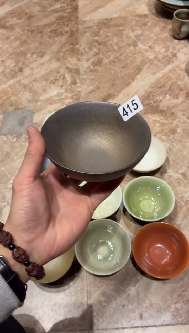 瓷片咸****咸415碎银万福碗1个