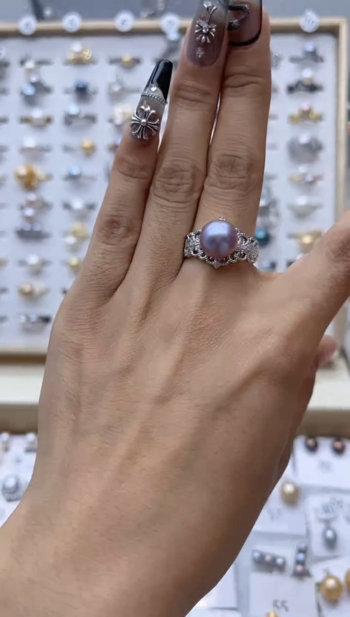 【闪购商品】淡水珍珠戒指合金65