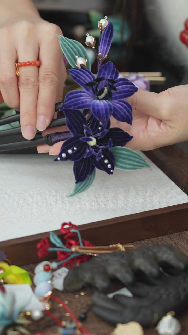 刺绣闪购纯手工非遗国风饰品