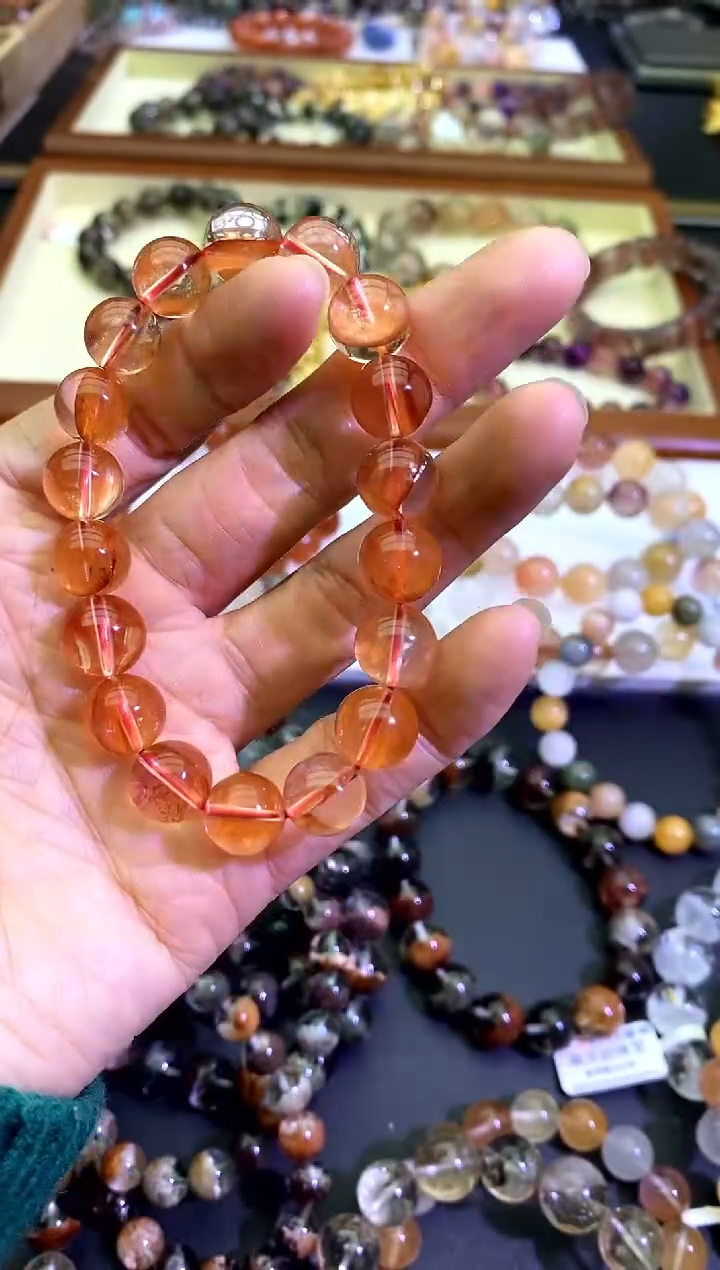 【闪购商品】水晶手链未镶嵌胶花11