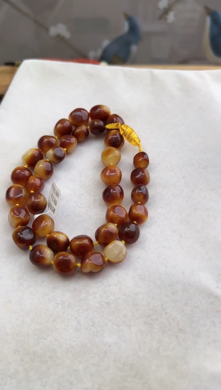 【闪购商品】琥珀裸石未镶嵌10206182-项链