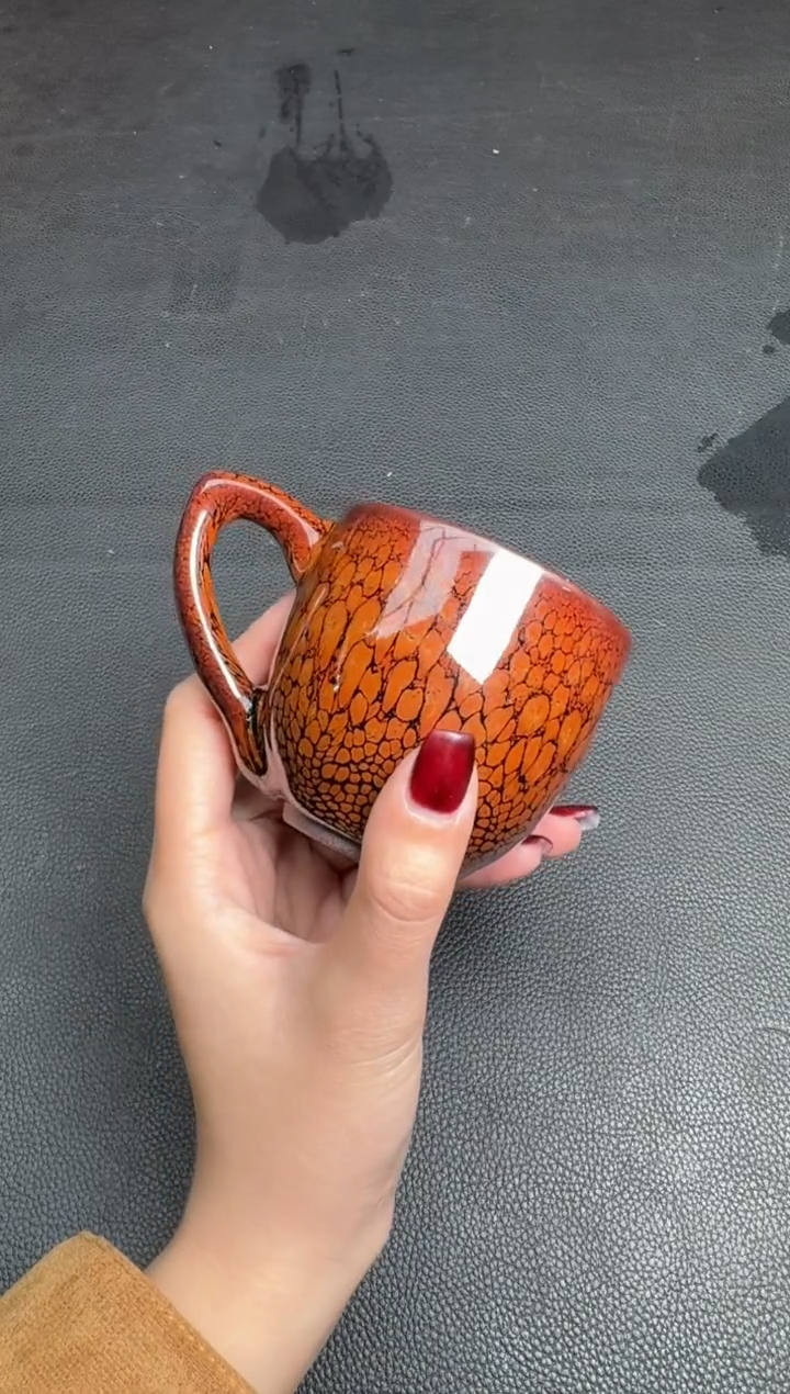 【闪购商品】茶盏建盏故事何定欣鹧鸪斑马克杯94