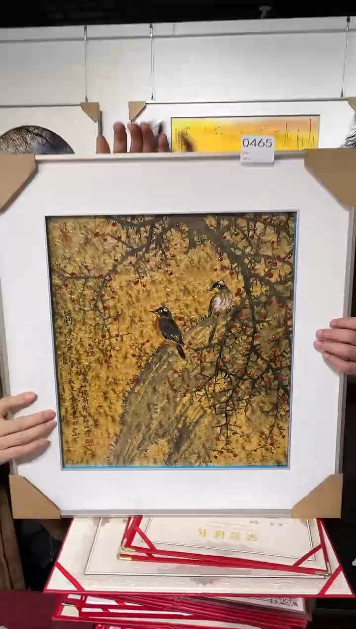 【闪购商品】瓷片景德镇陶瓷原矿釉料瓷板画0465