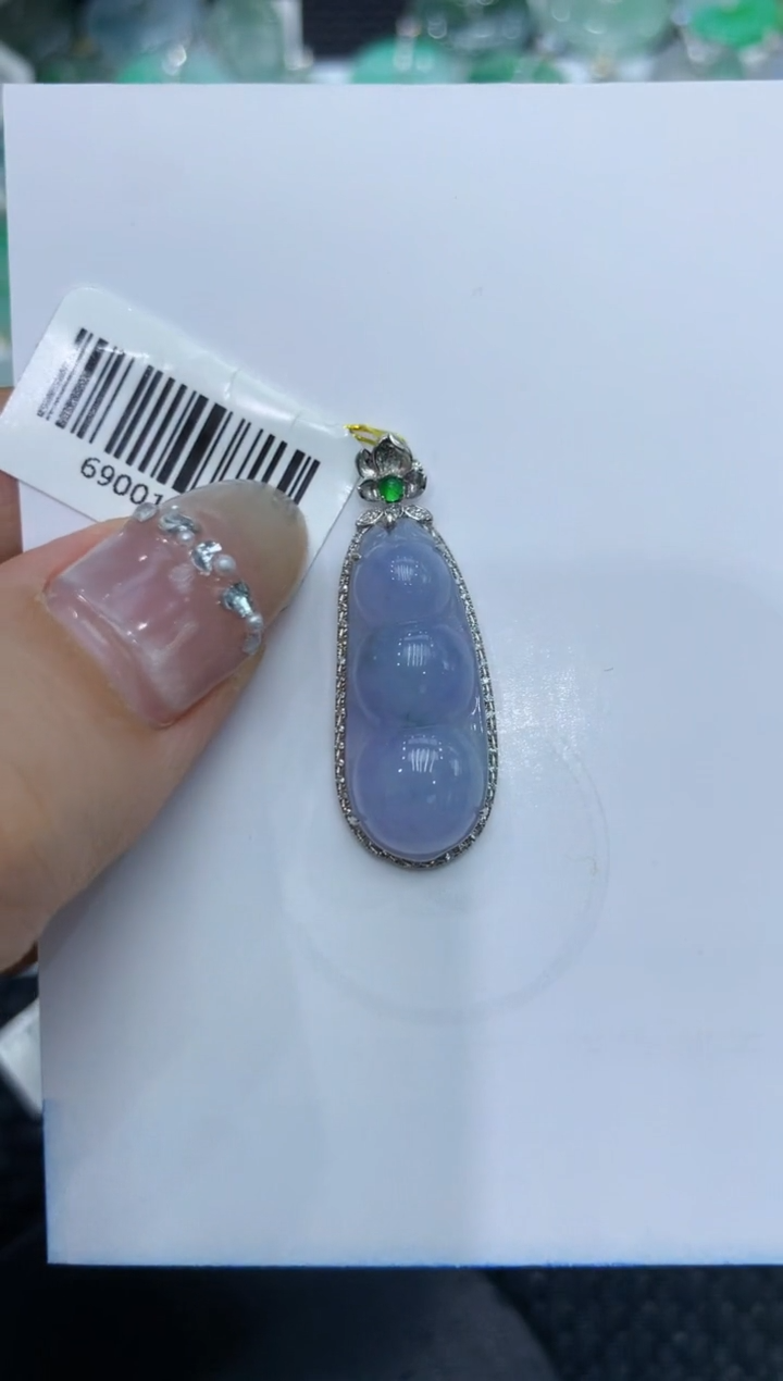 【闪购商品】翡翠颈饰18K金镶嵌222222222