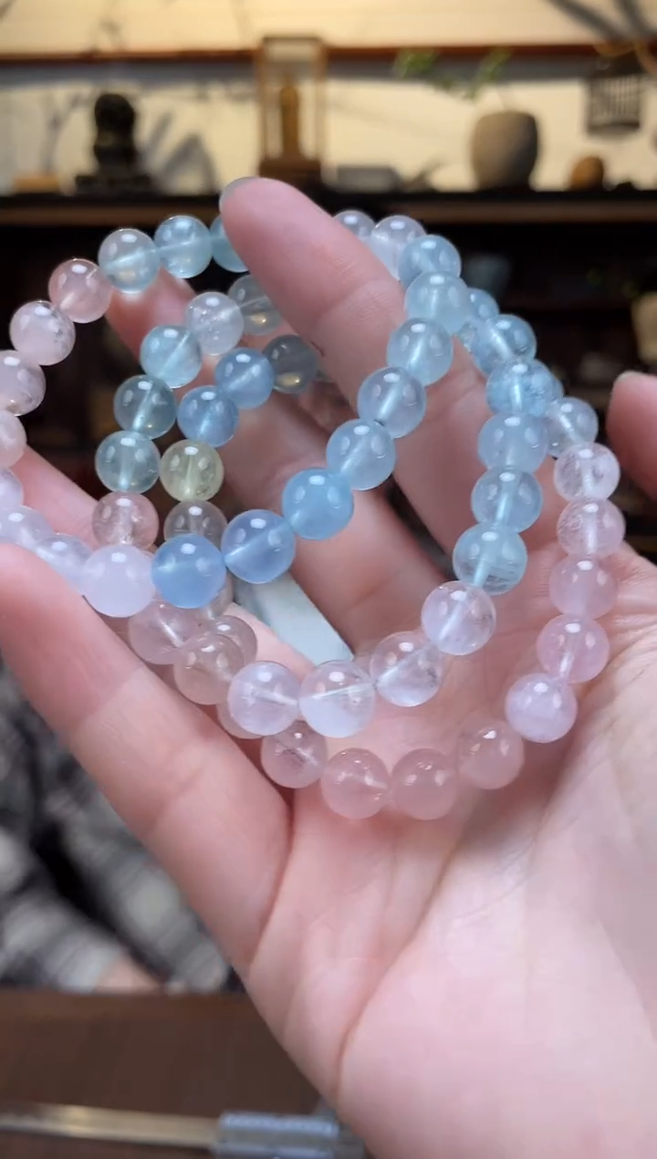 【闪购商品】绿柱石（摩根石）手串未镶嵌摩根石手串*5ZD多样发一