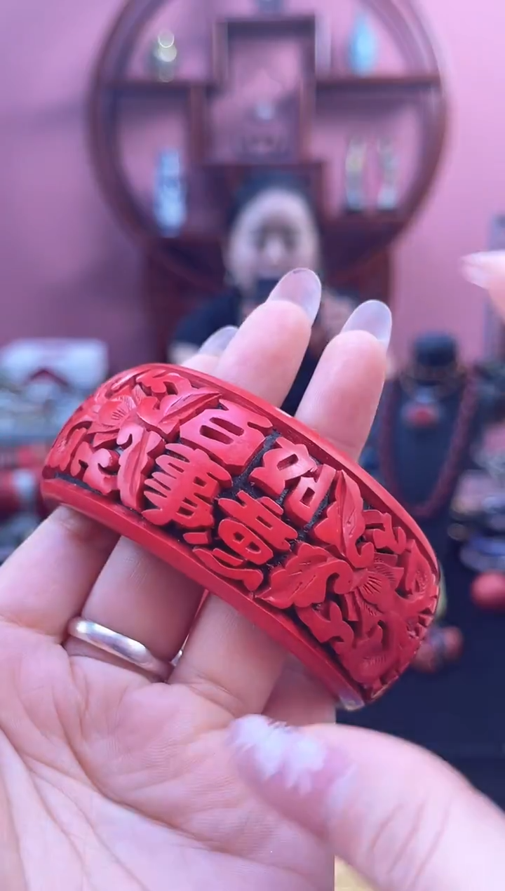 非遗 雕漆吉祥百事如意镯 63