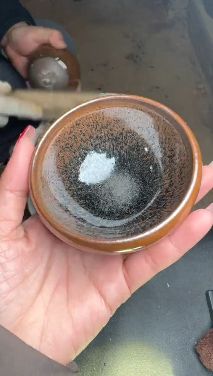 【闪购商品】茶盏行云龙窑柴烧140