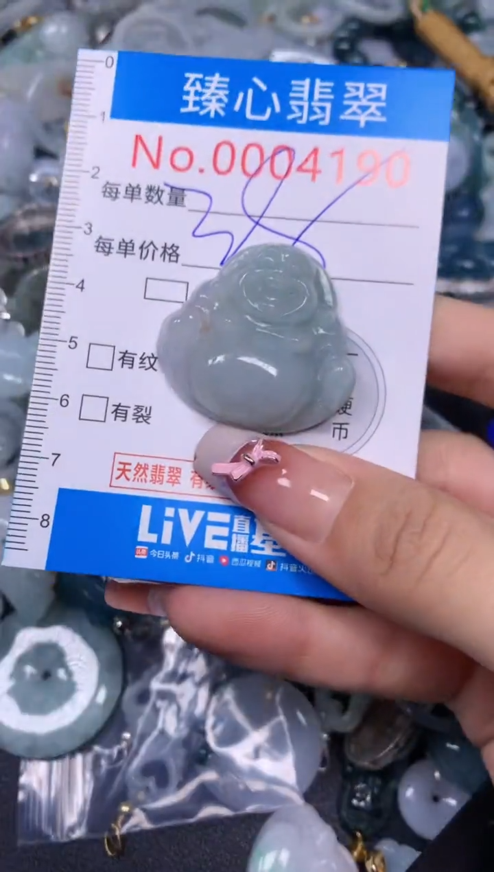 【闪购商品】翡翠颈饰未镶嵌含绳0004190