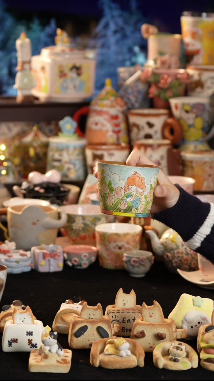 其他陶景德镇釉下彩手绘设计师款陶瓷