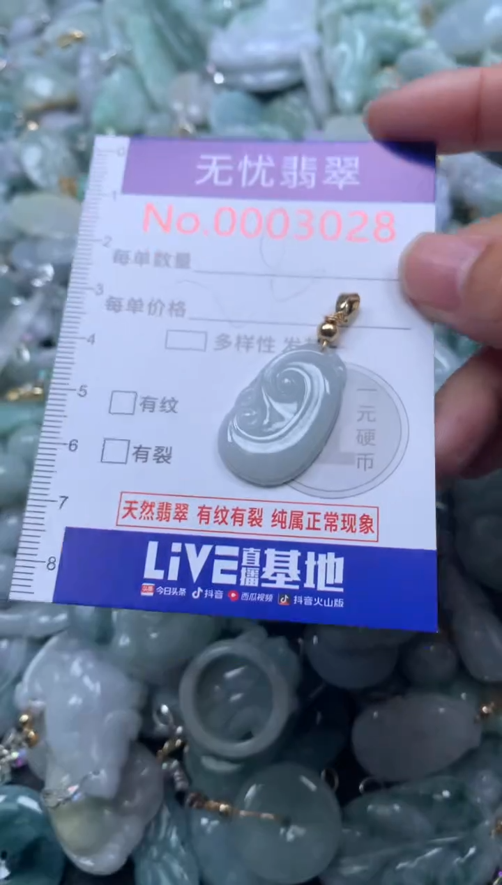 颈饰未镶嵌翡翠3028