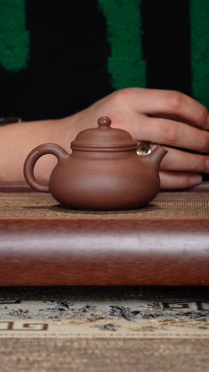 【闪购商品】紫砂茶壶容天50目明清风格紫泥半手工