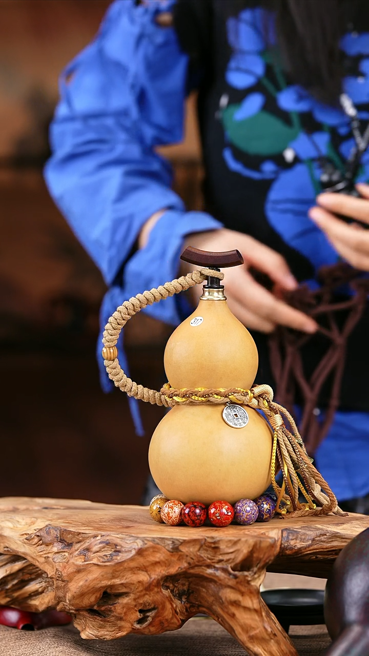 【闪购商品】317—光岳葫天然大漆酒葫芦不含漆珠