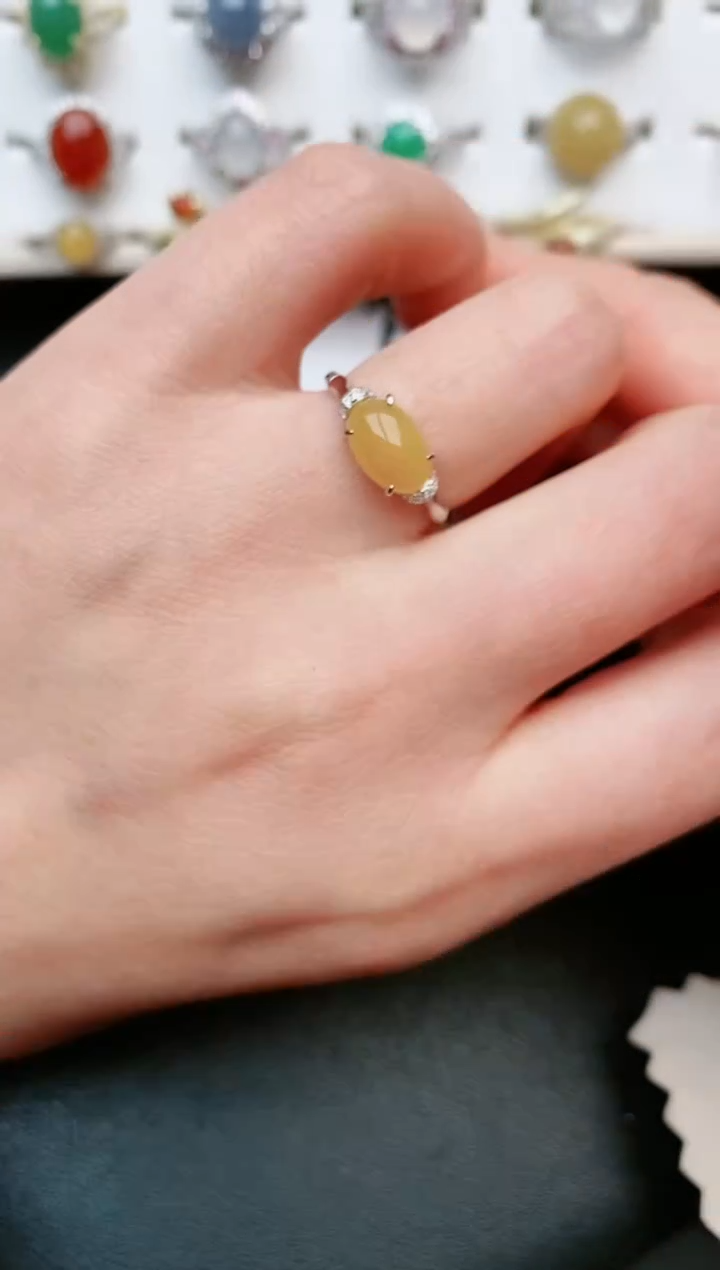 【闪购商品】翡翠戒指银S925镶嵌.....