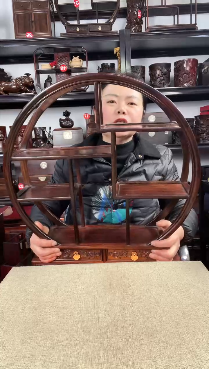 木老李红木工艺品269瑕疵