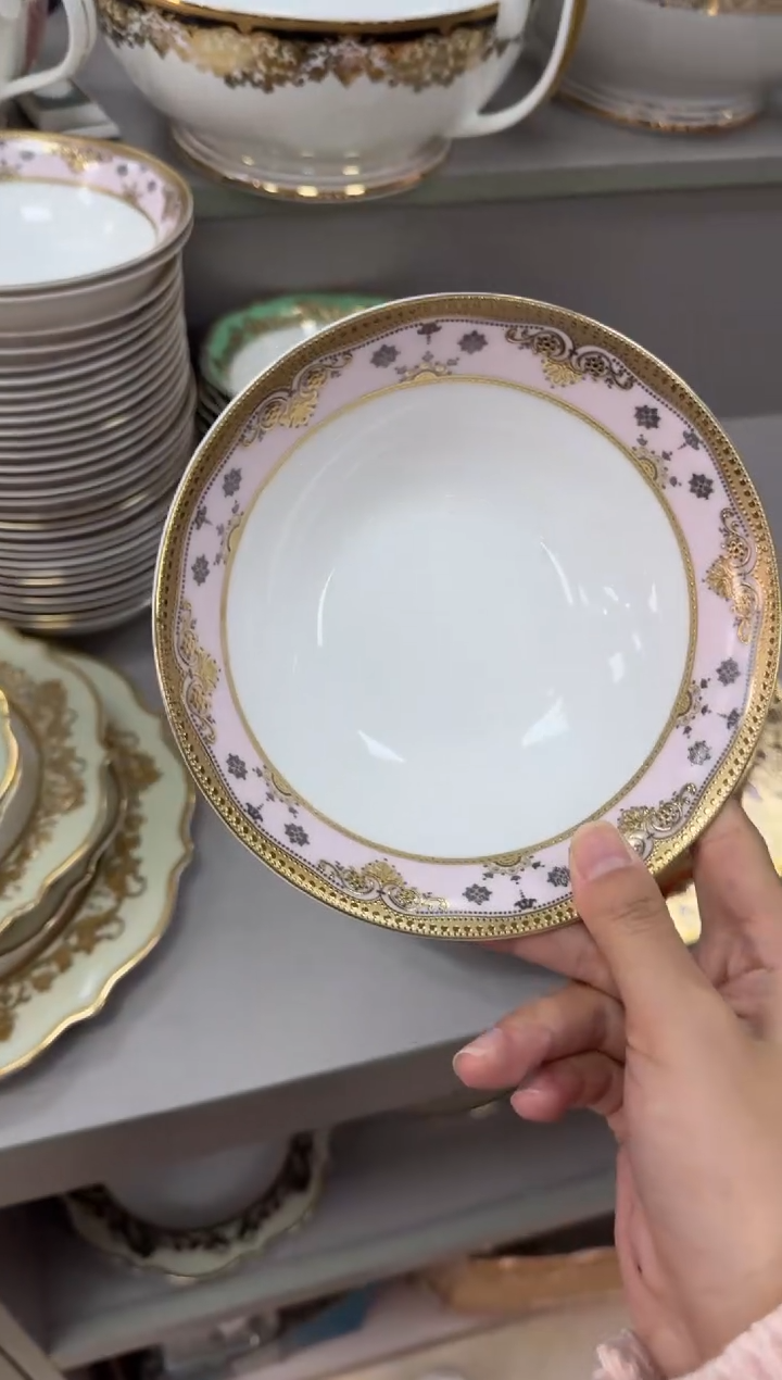 【闪购商品】瓷片6英寸水果碗两个  福利微瑕