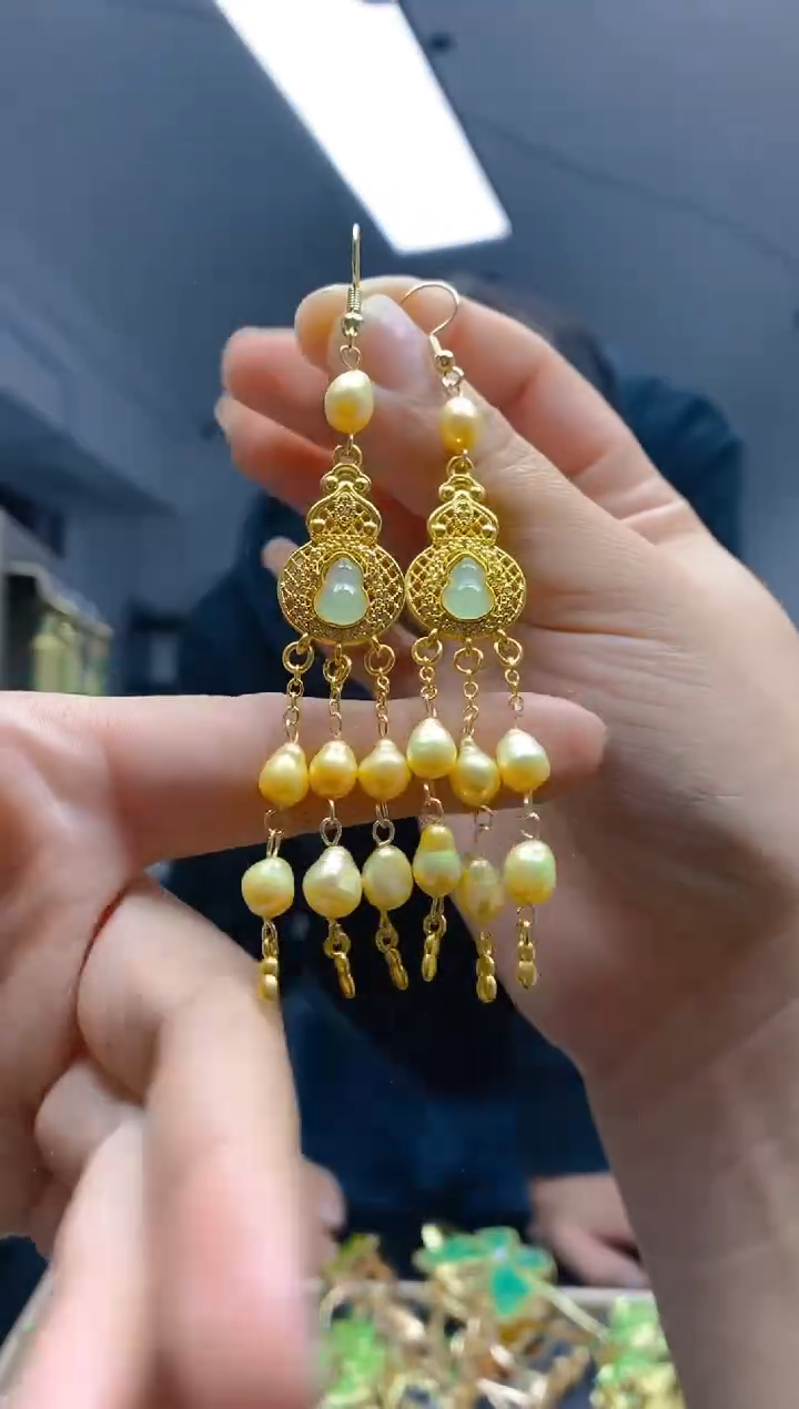 【闪购商品】淡水珍珠耳饰合金0301珍珠饰品