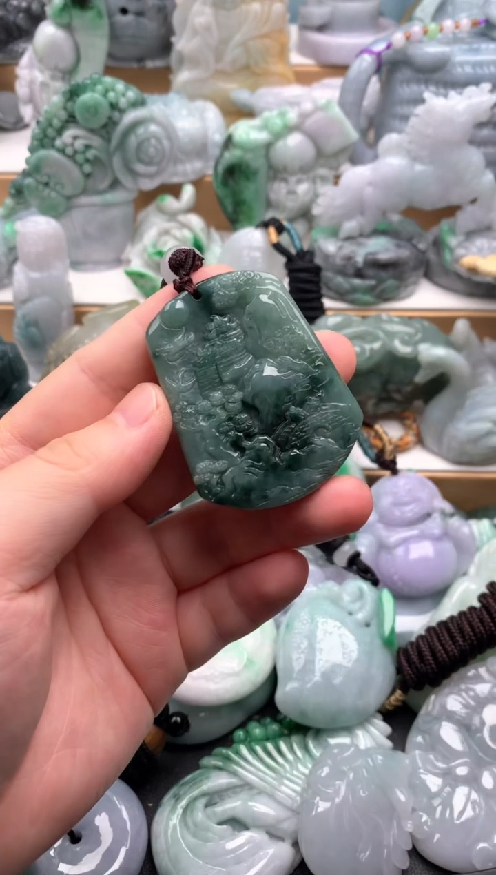 吊坠(不含链)未镶嵌翡翠1